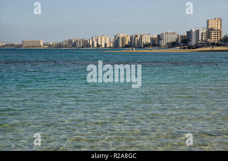 Varosha Vorort in Famagusta. Zypern Stockfoto