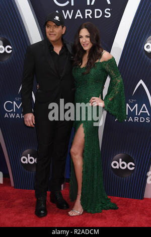 Nashville, Tennessee, USA. 14 Nov, 2018. Rodney Atkins während Ankunft für die 2018 Country Music Association Awards. Credit: Laura Farr/ZUMA Draht/Alamy leben Nachrichten Stockfoto