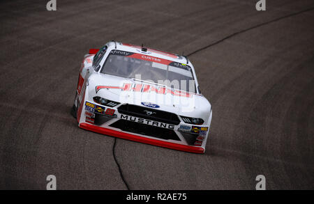 Homestead, Fla, USA. 17. Nov, 2018. Cole Custer, Fahrer des (00) Haas Automation, Ford, Rennen während der NASCAR XFINITY Serie Ford EcoBoost 300 Meisterschaft auf dem Homestead-Miami Speedway in Homestead, Fla. Mario Houben/CSM/Alamy leben Nachrichten Stockfoto