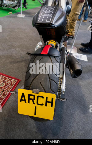 Birmingham, Großbritannien. 17. November 2018. Arch Motorrad zu Motorrad Live NEC Arch Motorrad gesehen ist Keanu Reeves Motorradfirma - Kredit Kredit: glamourstock Glamourstock/Alamy leben Nachrichten Stockfoto