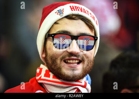 London, Großbritannien. 18. November 2018. Während der UEFA Nationen Liga Match zwischen England und Kroatien im Wembley Stadion, London am Sonntag, den 18. November 2018. (© MI Nachrichten & Sport Ltd | Alamy Live-Nachrichten) Stockfoto