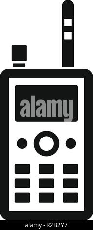 Talkie radio Symbol. Einfache Abbildung von talkie radio Vektor Symbol für Web Design auf weißem Hintergrund Stock Vektor