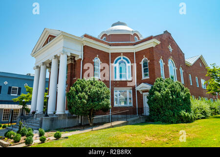 Manly Memorial Baptist Church, 202 South Main Street, Lexington, Virginia Stockfoto