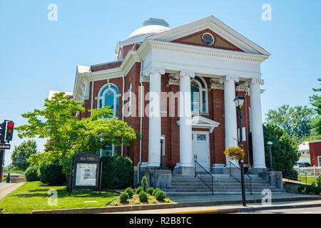 Manly Memorial Baptist Church, 202 South Main Street, Lexington, Virginia Stockfoto