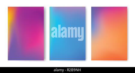 Abstrakte farbenfrohe Verlaufsgitter Vektor hinterlegt. Stock Vektor