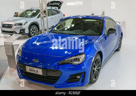 Ag. Kosmas, Griechenland - 10 November 2018: Subaru BRZ Stockfoto