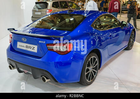 Ag. Kosmas, Griechenland - 10 November 2018: Subaru BRZ Stockfoto
