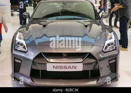 Ag. Kosmas, Griechenland - 10 November 2018: Nissan Skyline GTR Stockfoto