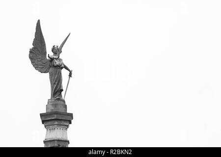 Newcastle upon Tyne/England - 10. Januar 2018: Newcastle Haymarket denkmal Kriegerdenkmal Stockfoto