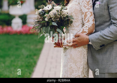 Elegante indische Hochzeit Stockfoto