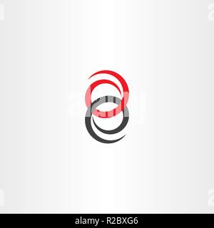 Acht Anzahl Schriftzug Vector 8 Logo Stock Vektor