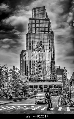 New York City, USA, Mai 2018, modernes Gebäude am Astor Place, Manhattan Stockfoto