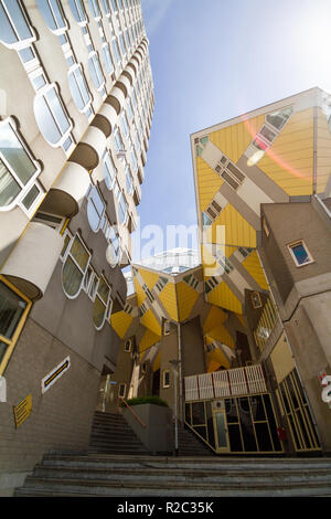 Rotterdam/Holland - 15. Mai 2013: Cube Häuser von Rotterdam Stockfoto