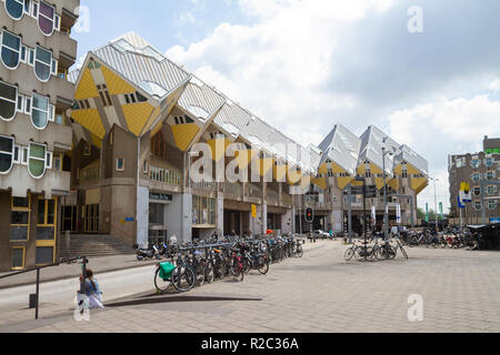 Rotterdam/Holland - 15. Mai 2013: Cube Häuser von Rotterdam Stockfoto