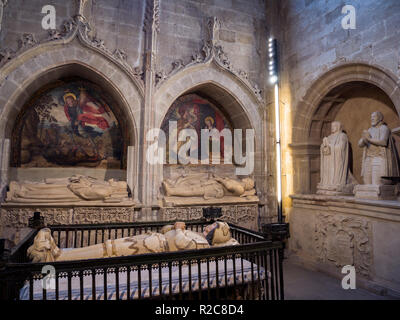 Capilla de San Juan de la Catedral del Salvador de Santo Domingo de la Calzada. La Rioja. España Stockfoto