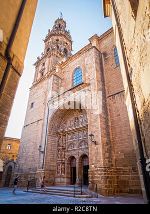 Iglesia de Santo Tomás Apóstol de Haro (Capital del vino Rioja). La Rioja. España Stockfoto