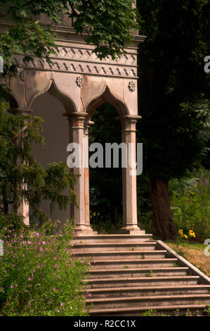 Die Gotische Sitz, Hardwick Park, County Durham Stockfoto