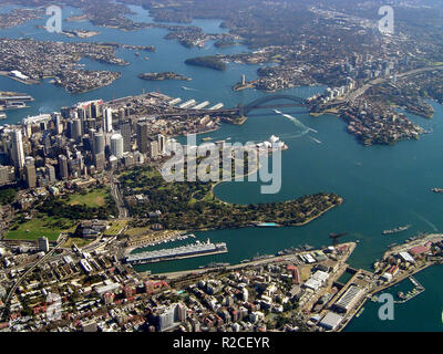 Sydney von oben Stockfoto