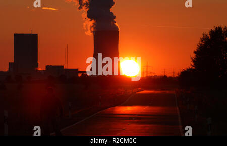 Ende des Arbeitstages Stockfoto