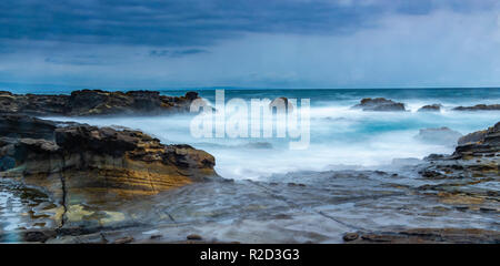 Sawarna Strand Tour Stockfoto