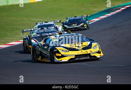 Vallelunga, Italien. 18 Nov, 2018. Lamborghini World Final 2018. Vallelunga Italien 18. November, Autos in Aktion, Dorre Motorsport Team in Aktion Quelle: Fabio Pagani/Alamy leben Nachrichten Stockfoto