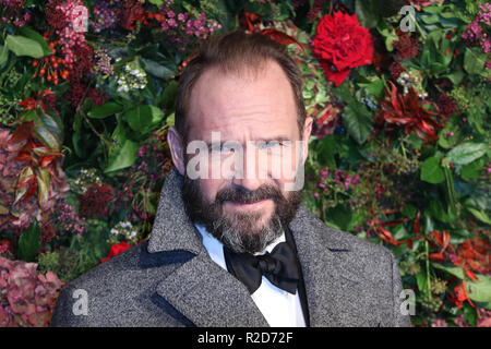 London, Großbritannien. 18 Nov, 2018. Ralph Fiennes, 64th Evening Standard Theater Awards, das Theatre Royal Drury Lane, London, Großbritannien. 18 Nov, 2018. Foto von Richard Goldschmidt Credit: Rich Gold/Alamy leben Nachrichten Stockfoto