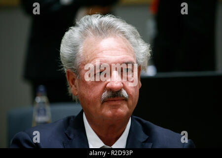 Brüssel, Belgien. 19. November 2018. Außenminister Jean Asselborn in Luxemburg nimmt an einer EU-Rat für Allgemeine Angelegenheiten. Alexandros Michailidis/Alamy leben Nachrichten Stockfoto