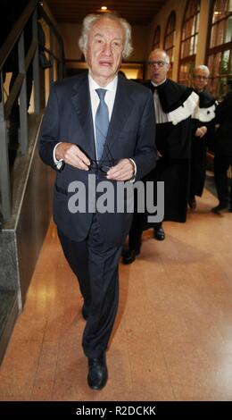 Foto LaPresse - Vince Paolo Gerace 19/11/2018 Milano (MI) Cronaca Universit&#xe0;Cattolica, inaugurazione anno accademico Nella Foto: Giovanni Bazoli Stockfoto