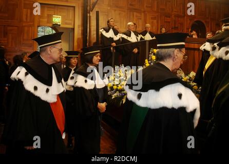 Foto LaPresse - Vince Paolo Gerace 19/11/2018 Milano (MI) Cronaca Universit&#xe0;Cattolica, inaugurazione anno accademico Nella Foto: un momento della cerimonia Stockfoto