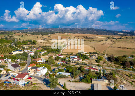 Anzeigen von Kouklia Dorf. Bezirk Paphos, Zypern. Stockfoto