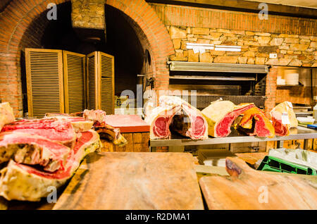 Küche Bodega El Capricho und Rohstoff. Jiménez de Jamuz, Santa Elena de Jamuz, Leon, Castilla y Leon, Spanien, Europa Stockfoto