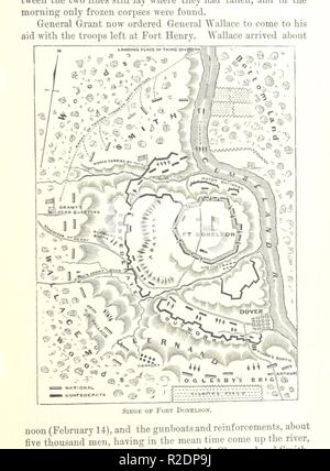 Seite 199 in der "Geschichte der jungen Leute des Krieges für die Union. Illustriert". Stockfoto