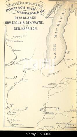 Seite 276 "[Die Entdeckung und Eroberung der Nordwesten. Auch die frühe Geschichte von Chicago, Detroit, Vincennes, St. Louis, etc. [mit Platten und Karten.] (Washington's Zeitschrift für eine Tour zu den Ohio, in 1753.0022. Stockfoto