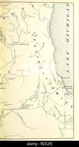 Seite 405 von '[Die Entdeckung und Eroberung der Nordwesten. Auch die frühe Geschichte von Chicago, Detroit, Vincennes, St. Louis, etc. [mit Platten und Karten.] (Washington's Zeitschrift für eine Tour zu den Ohio, in 1753.0040. Stockfoto