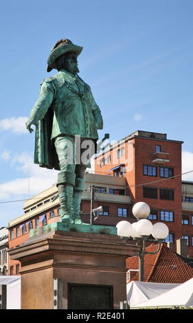 Denkmal in Oslo zu Christian IV. Norwegen Stockfoto