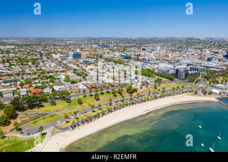 Luftbild von Geelong, Victoria, Australien Stockfoto