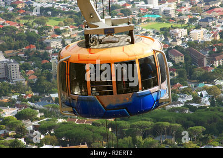 Verschiedene Aktivitäten am Tafelberg, Kapstadt, Südafrika. Stockfoto