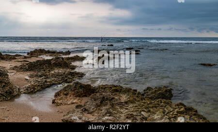 Sawarna Strand Tour Stockfoto