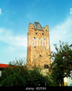 Grauen Turm Fritzlar Stockfoto