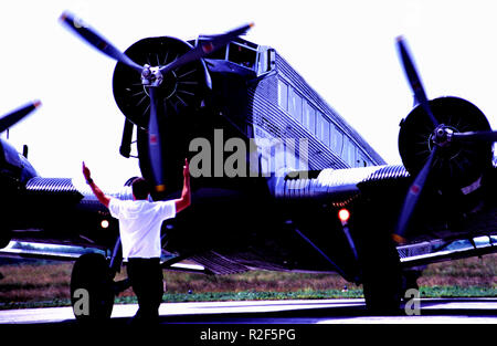 Verweise - Lufthansa Junkers Ju 52 3m Stockfoto