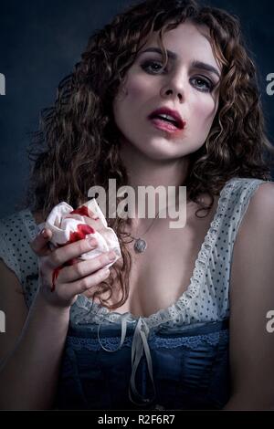 Penny Dreadful TV-Serie 2014-2016 USA/Irland/UK Erstellt von John Logan 2014 Saison 1 Billie Piper Stockfoto