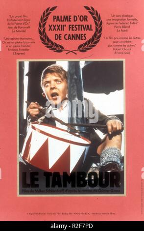 Die Blechtrommel das Zinn Jahr drum: 1979 West Deutschland Regie: Volker Schlöndorff Film Poster (Fr) Goldene Palme Cannes 1979 Stockfoto