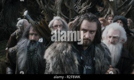 The Hobbit: The Desolation von Smaug Jahr: USA / Neuseeland 2013 Regie: Peter Jackson William Kircher, John Callen, Richard Armitage, Ken Stott Stockfoto