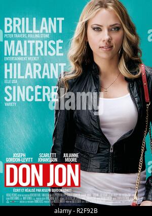 Don Jon Jahr: 2013 USA Regie: Joseph Gordon-Levitt Scarlett Johansson Filmplakat (Fr) Stockfoto