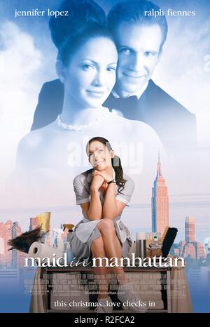 Maid in Manhattan Jahr: 2002 USA Regie: Wayne Wang Ralph Fiennes, Jennifer Lopez Movie Poster (USA) Stockfoto