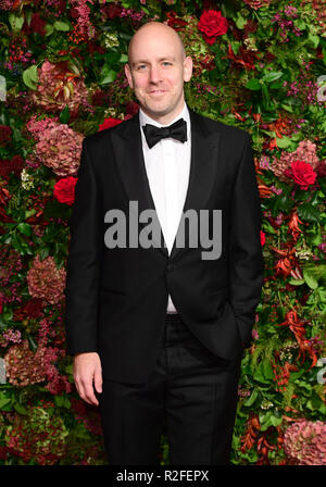 Robert Hastie an den Evening Standard Theater Awards 2018 im Theatre Royal, Drury Lane in Covent Garden, London Stockfoto