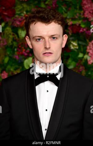 Chris Walley an den Evening Standard Theater Awards 2018 im Theatre Royal, Drury Lane in Covent Garden, London Stockfoto