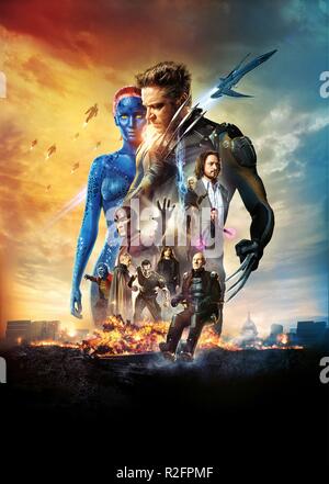 X-Men: Tage des vergangenen Jahres Zukunft: 2014 USA Regie: Bryan Singer Filmplakat (textlose) Stockfoto
