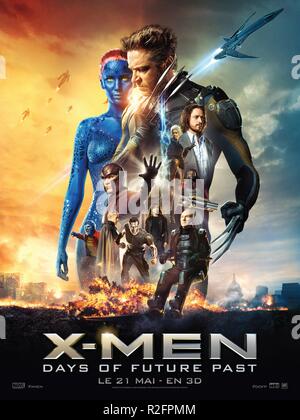 X-Men: Tage des vergangenen Jahres Zukunft: 2014 USA Regie: Bryan Singer Filmplakat (Fr) Stockfoto