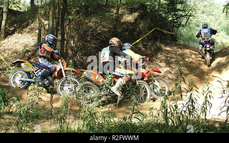 4 Stunden enduro Rennen in Baden Baden 6. Stockfoto